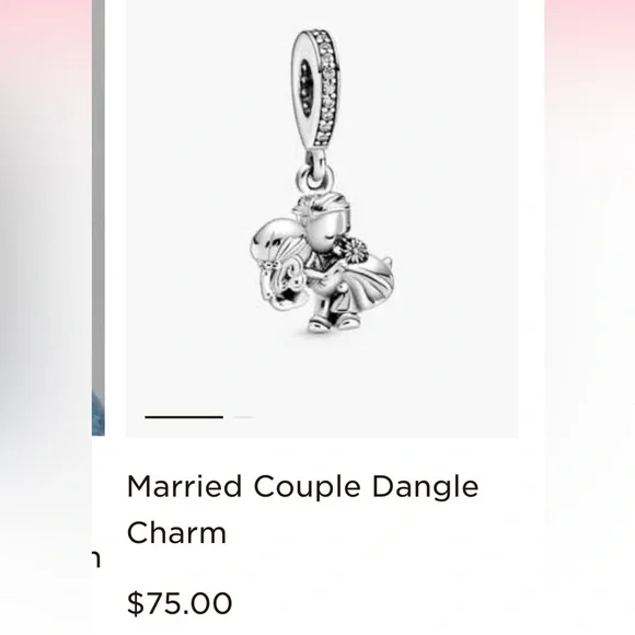 Pandora Married Couple Charm - Picture 6 of 6